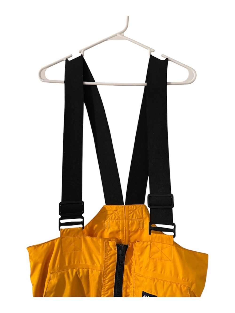Vintage Gill Waterproof Sailing Bib Overalls Yellow Black Small Fishing Size S - Picture 8 of 16